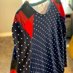 Southern Stitch blouse, Size L/XL